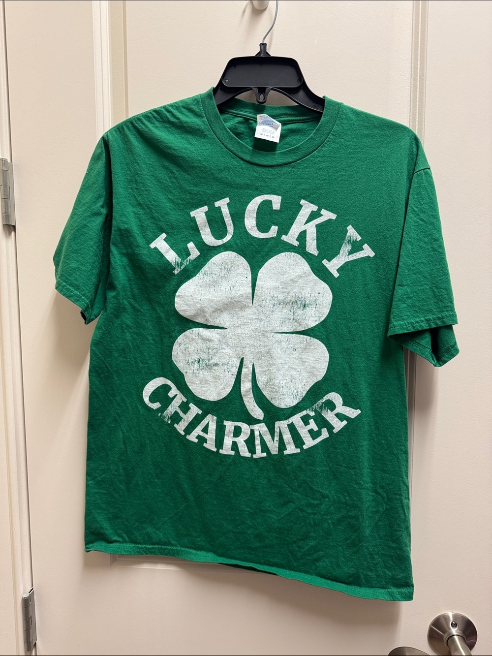 Port and Company Green 'Lucky Charmer' Short Sleeve Tee